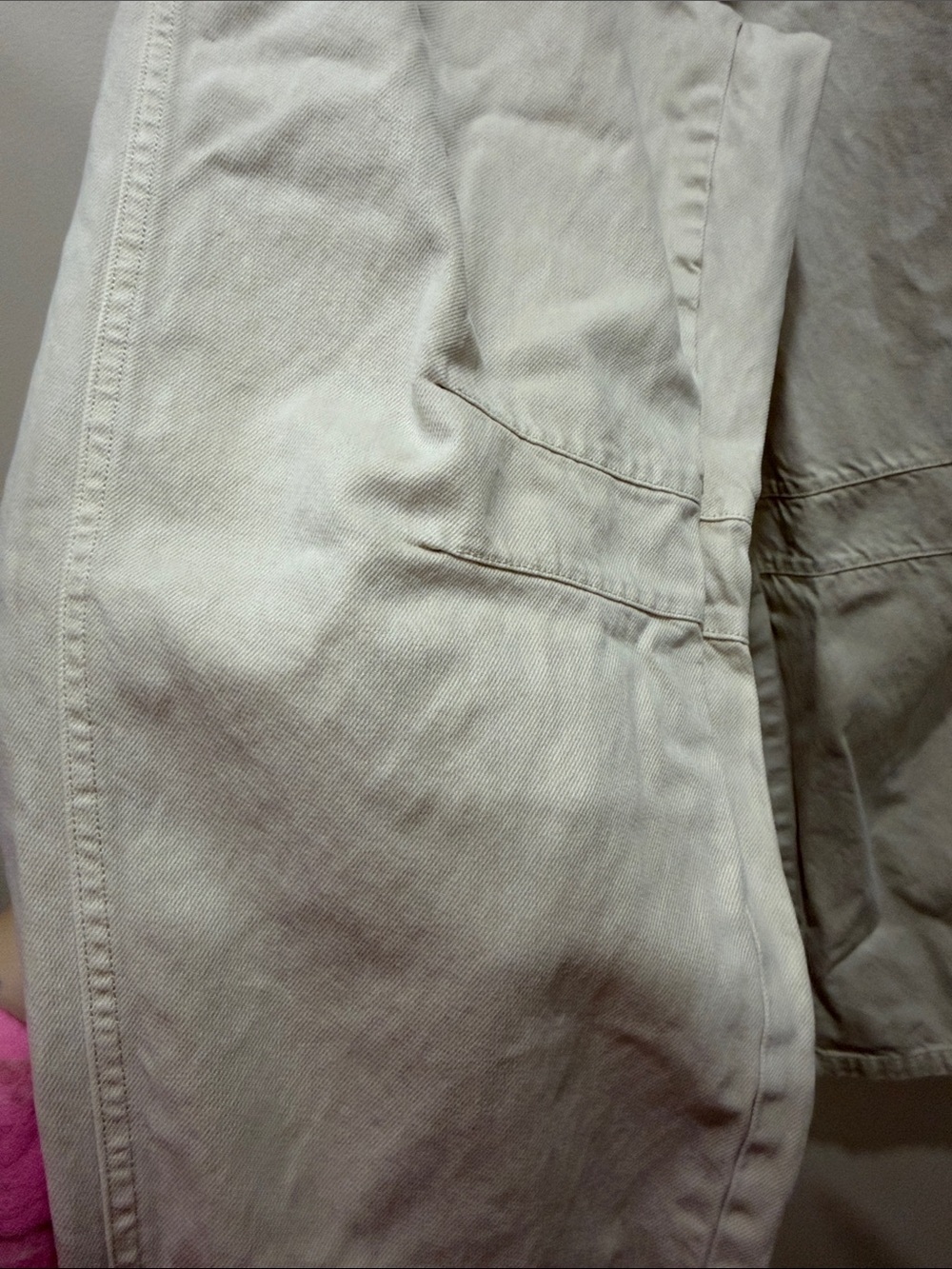 YFB Young Fabulous & Broke High-Rise Barrel Wide Leg Jeans in Bone - Picture 4 of 11